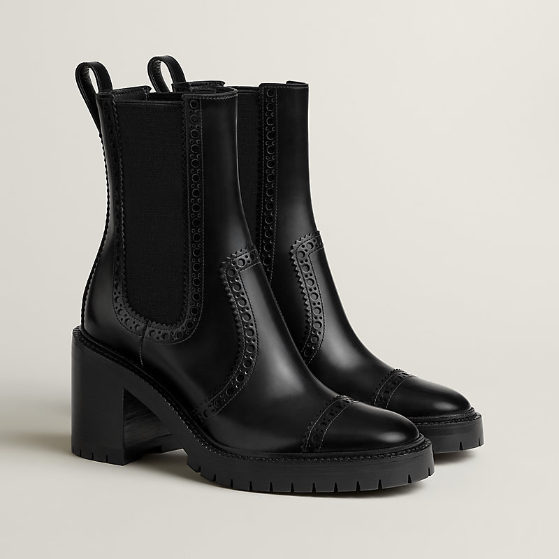 Lindsay 70 ankle boot - Black | Hermès Macau SAR